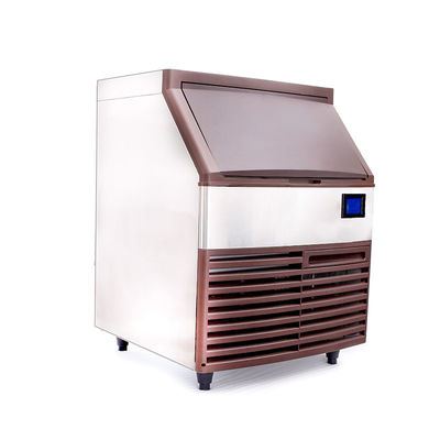 660W Low Temperature Table Top Ice Cube Making Machine per una produzione giornaliera di ghiaccio di 90 kg