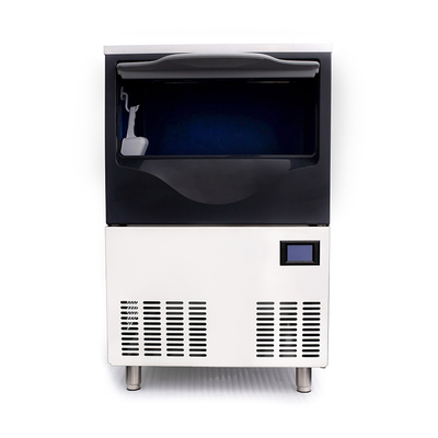 120 kg al giorno Macchina di ghiaccio portatile in acciaio inossidabile per caffetteria versatile