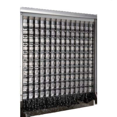 220V Commercial Split Type Crescent Ice Machine con raffreddamento ad acqua cristallina chiara da 400 kg