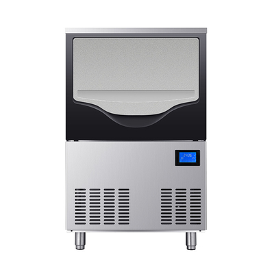 Risparmio di spazio Macchina di ghiaccio a mezzaluna automatica 50 kg Capacità di stoccaggio di ghiaccio R22 refrigerante