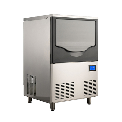 Risparmio di spazio Macchina di ghiaccio a mezzaluna automatica 50 kg Capacità di stoccaggio di ghiaccio R22 refrigerante