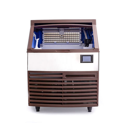 660W Low Temperature Table Top Ice Cube Making Machine per una produzione giornaliera di ghiaccio di 90 kg