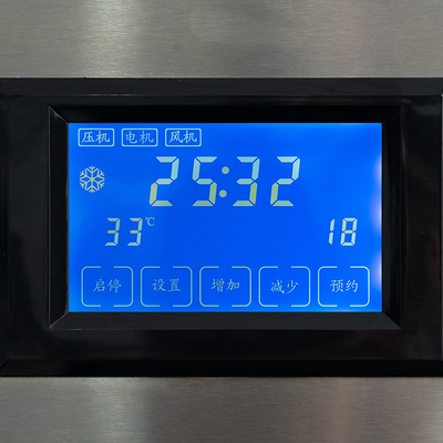 220V LZ-60 Embraco Compressor Ice Making Machine con 28 kg di produzione di ghiaccio in 24 ore
