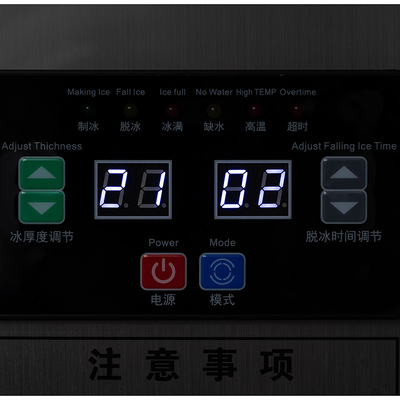 110kg Ice Storage LZ-400 Retail Moon Crescent Ice Maker Machine con secchio di ghiaccio
