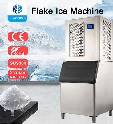Capacità di stoccaggio di ghiaccio 110 kg LZ-02 Geneglace Flake Ice Machine per Chongqing Acqua di mare