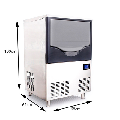 macchina per la produzione di ghiaccio a mezzaluna lunare LZ-200 da 620w 65 KG 680*690*1000mm