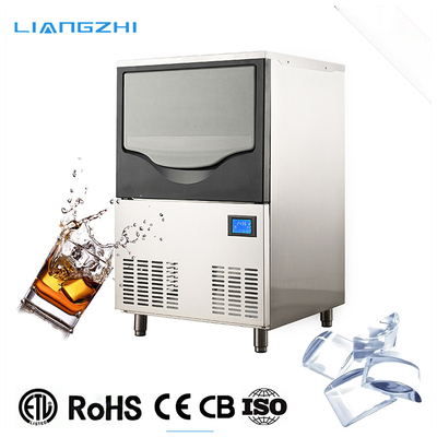 macchina per la produzione di ghiaccio a mezzaluna lunare LZ-200 da 620w 65 KG 680*690*1000mm
