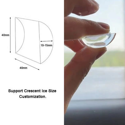 66 KG al giorno LZ-260 Panic Buying Moon Crescent Ice Making Machine con raffreddamento ad aria