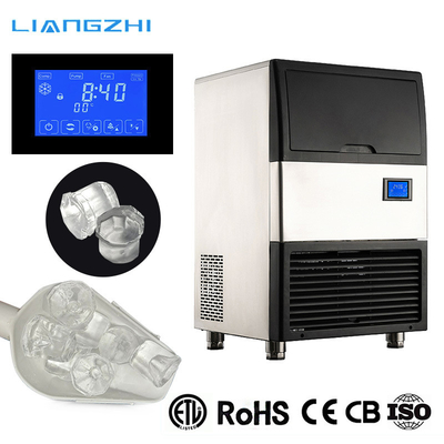 220V Macchina per ghiaccio completamente cilindrica 28kg 24 ore LZ-60 con e Embraco Compressore