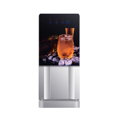 Dimensioni personalizzate Macchina per ghiaccio ad acqua da banco con progettazione e capacità di stoccaggio di ghiaccio da 4 kg