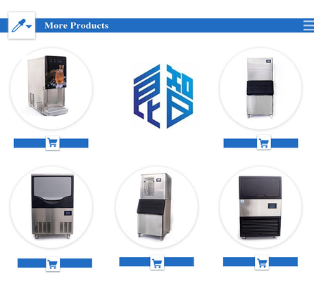 Alta produttività 300 kg al giorno LZ-620 Macchine per impianti di ghiaccio per ghiaccio