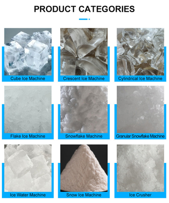 LZ-120 Daily Commercial Snow Granular Ice Machine per 500*600*806mm Requisito di dimensione