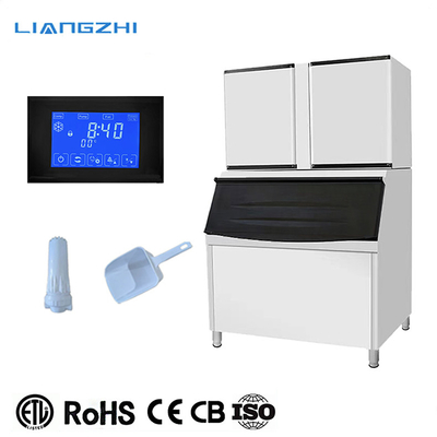 800 kg al giorno LZ-1600 Commercial Coffee Shop Ice Granula Maker con forma di ghiaccio granulare
