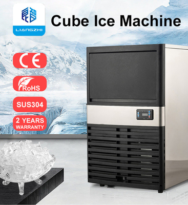 220V Commercial Ice Cube Maker Machine LZ-120 Produce 50 kg di ghiaccio di cristallo in 24 ore