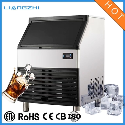 Macchina automatica per cubetti di ghiaccio LZ-260 di 93 kg di capacità con 60 kg di ghiaccio